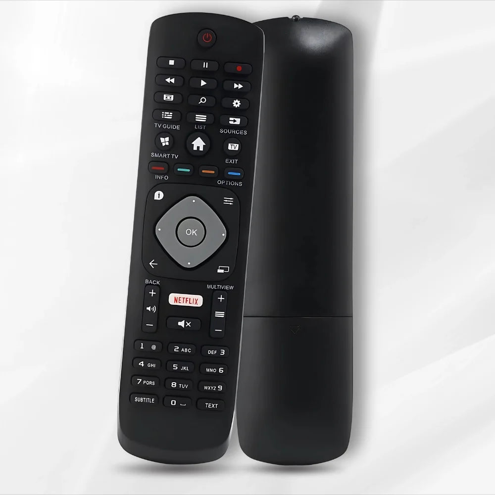 Philips Ersatzfernbedienungen – hochwertige Universal-Remote für Philips Fernseher, alle Tasten und Funktionen, kompatibel mit Philips Smart TV