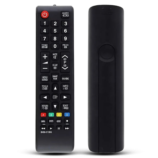 Sofort einsatzbereite Fernbedienung, kompatibel mit hunderten von Samsung Fernsehern.