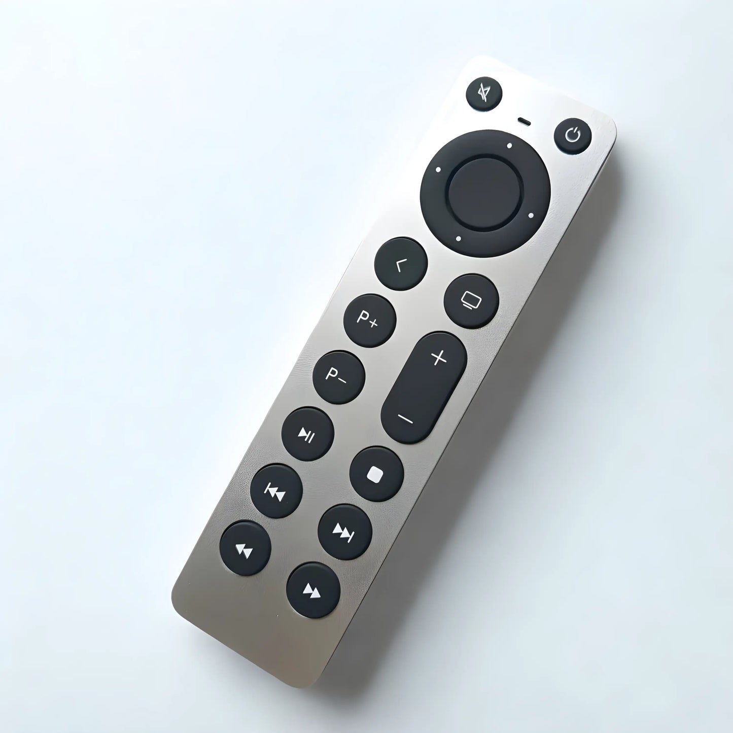 Apple TV Ersatzfernbedienung mit Aluminiumgehäuse – kompatibel mit Apple TV 4K, HD, Generation 1–5 – hochwertige, moderne Universalfernbedienung für präzise Steuerung