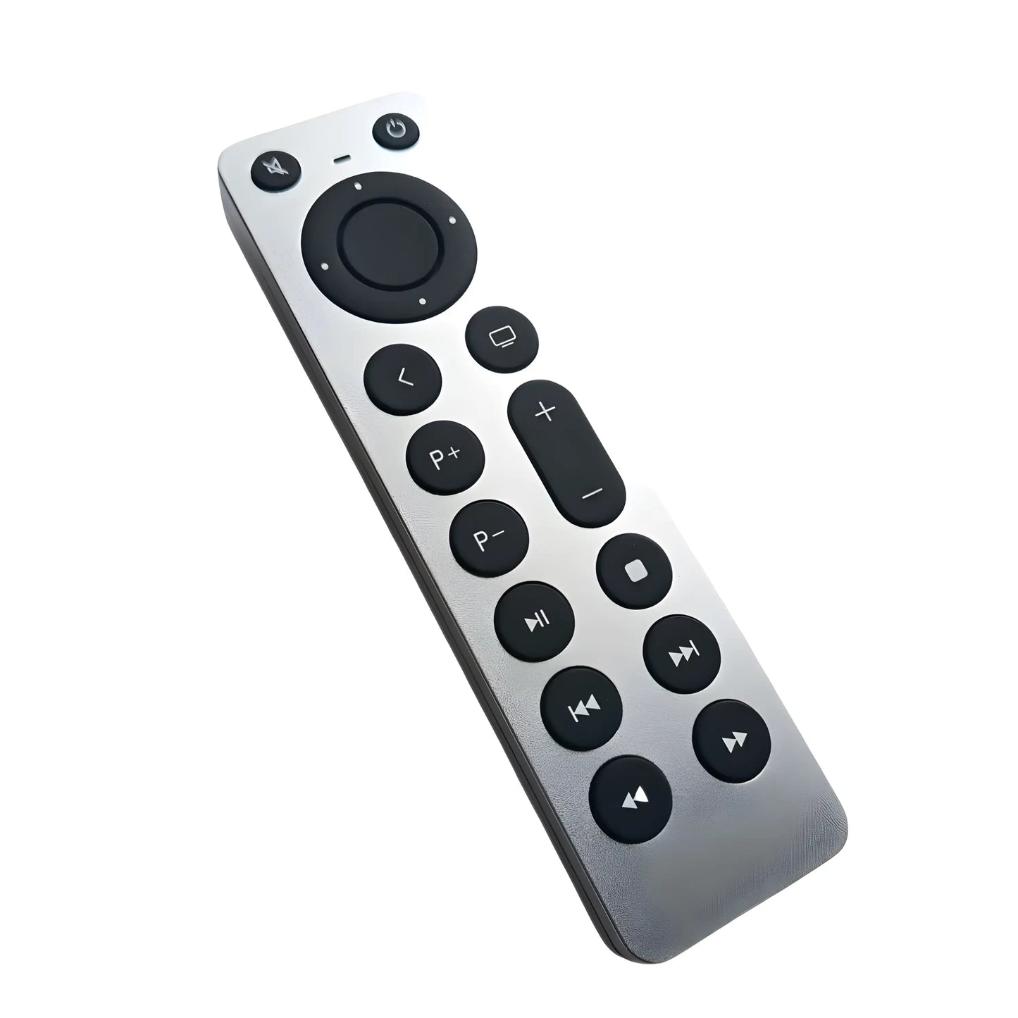 Elegante Apple TV Universal Fernbedienung im Aluminium-Design – kompatibel mit Apple TV 4K, HD und allen Generationen – ergonomisch, leicht und perfekt für nahtlose Steuerung