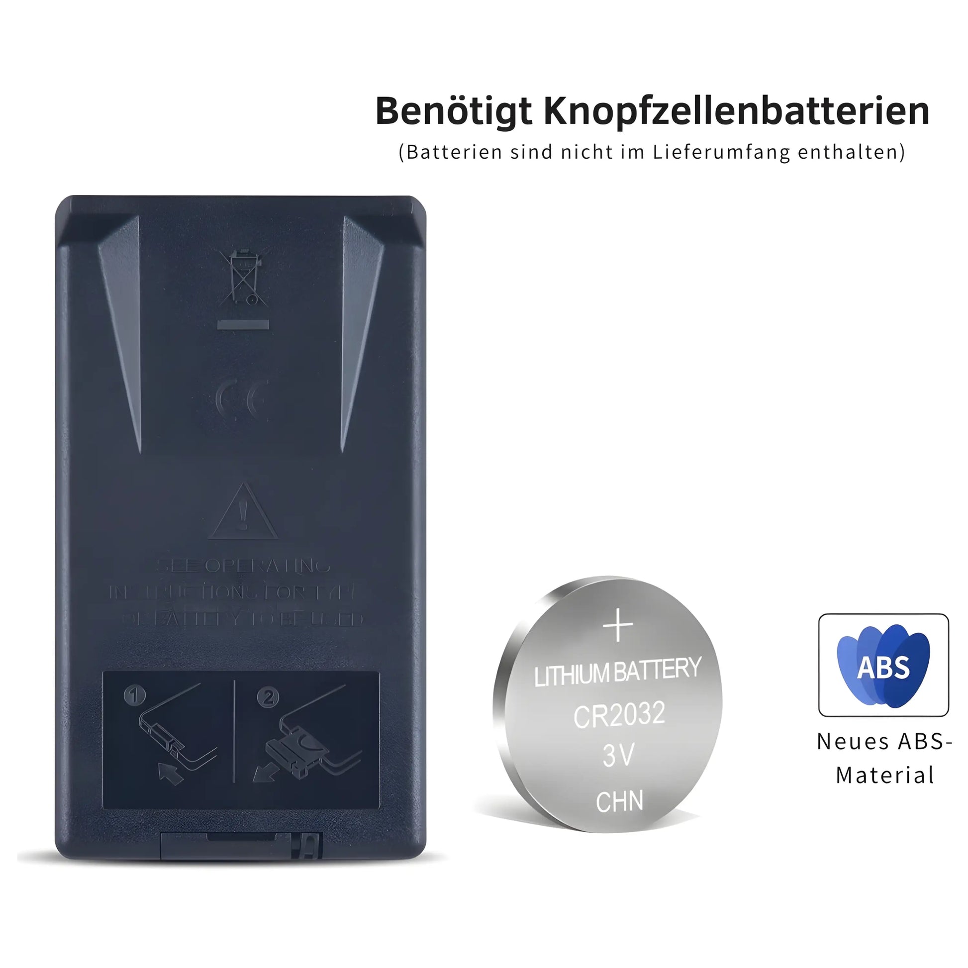 Bose Wave Fernbedienung AWRCC1 benötigt CR2032 Knopfzellenbatterie 3V ABS-Material Ersatz