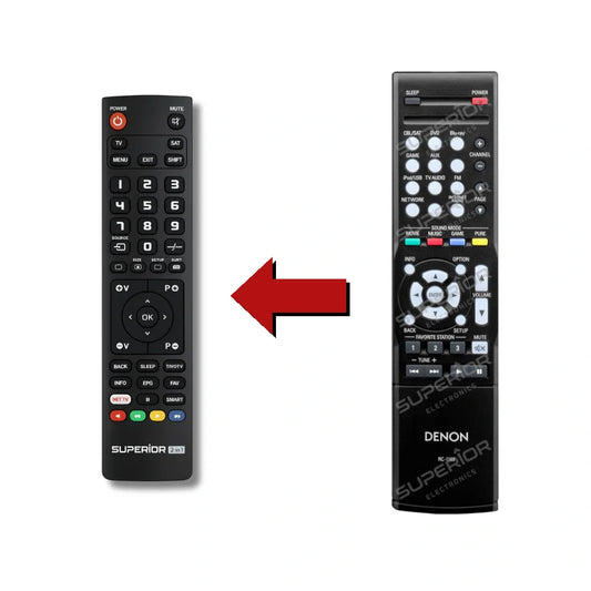 Denon AVR1713 Ersatzfernbedienung im Vergleich