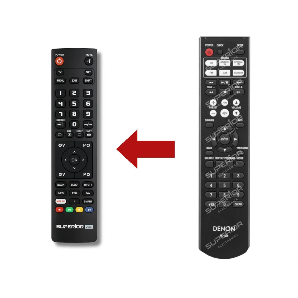 Denon D-T1 Ersatzfernbedienung im Vergleich