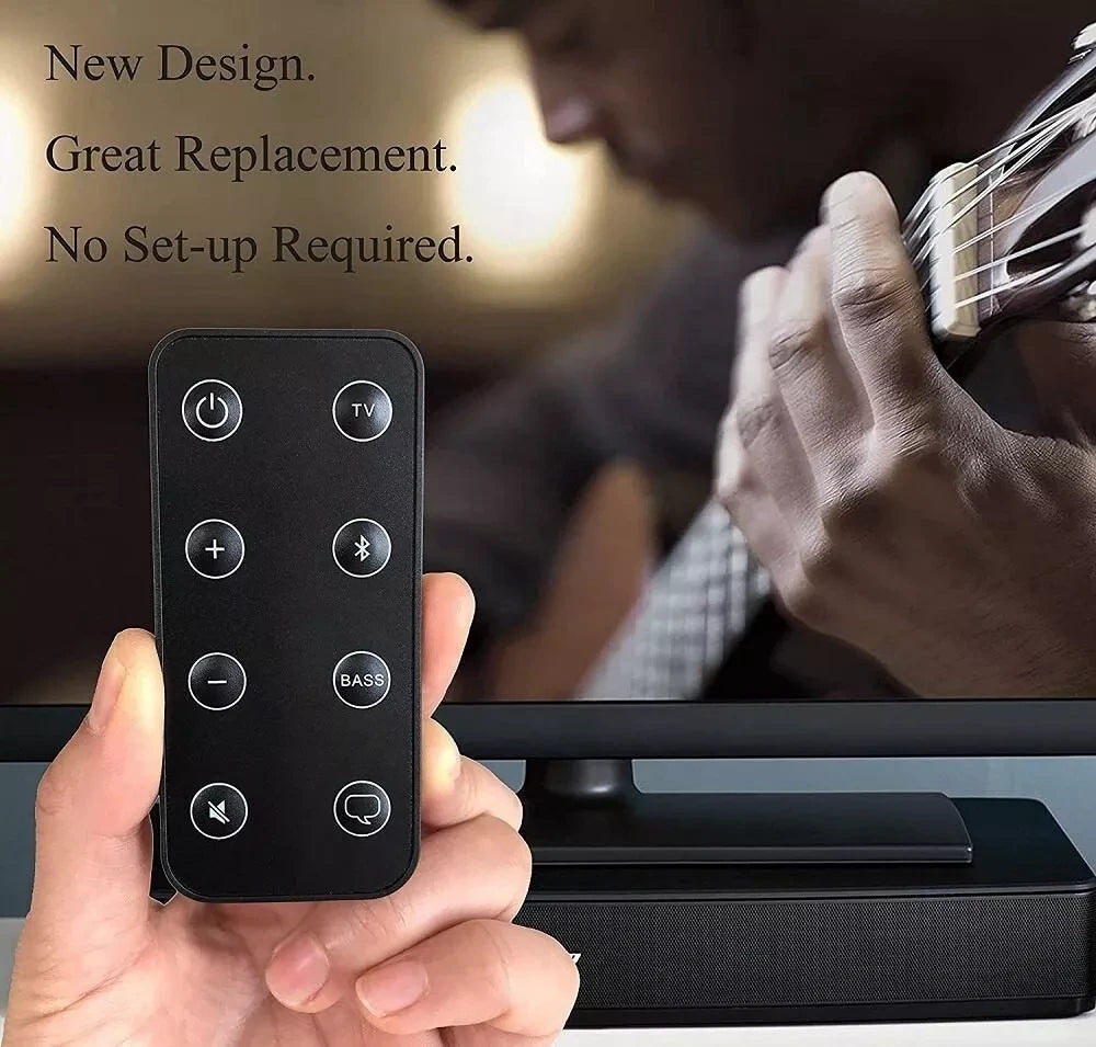 Schwarze BOSE SOLO 5 10 15 SERIES II TV SOUNDBAR SYSTEM Universal Fernbedienung kompatibel mit Smart system