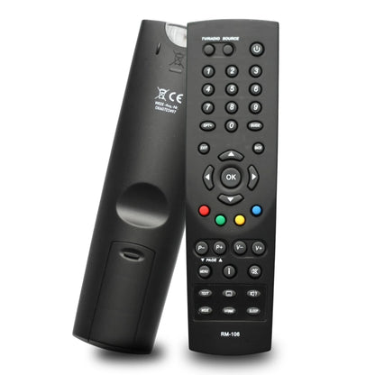 Schwarze HUMAX RM-106 Universal Fernbedienung kompatibel mit Smart TV