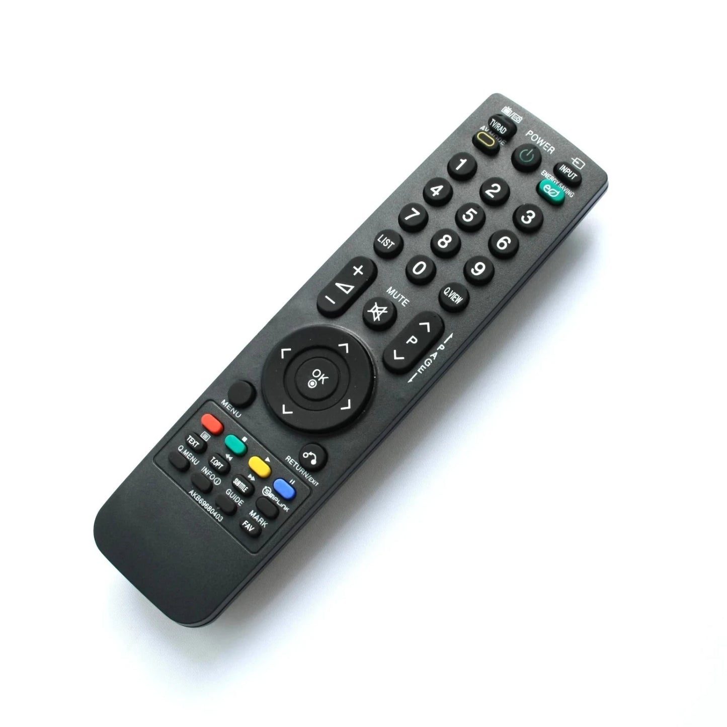 Universal LG TV Fernbedienung AKB69680403 - Sofort einsatzbereit für LG 22LH20D, 32LH35FD, 42PQ20D Modelle