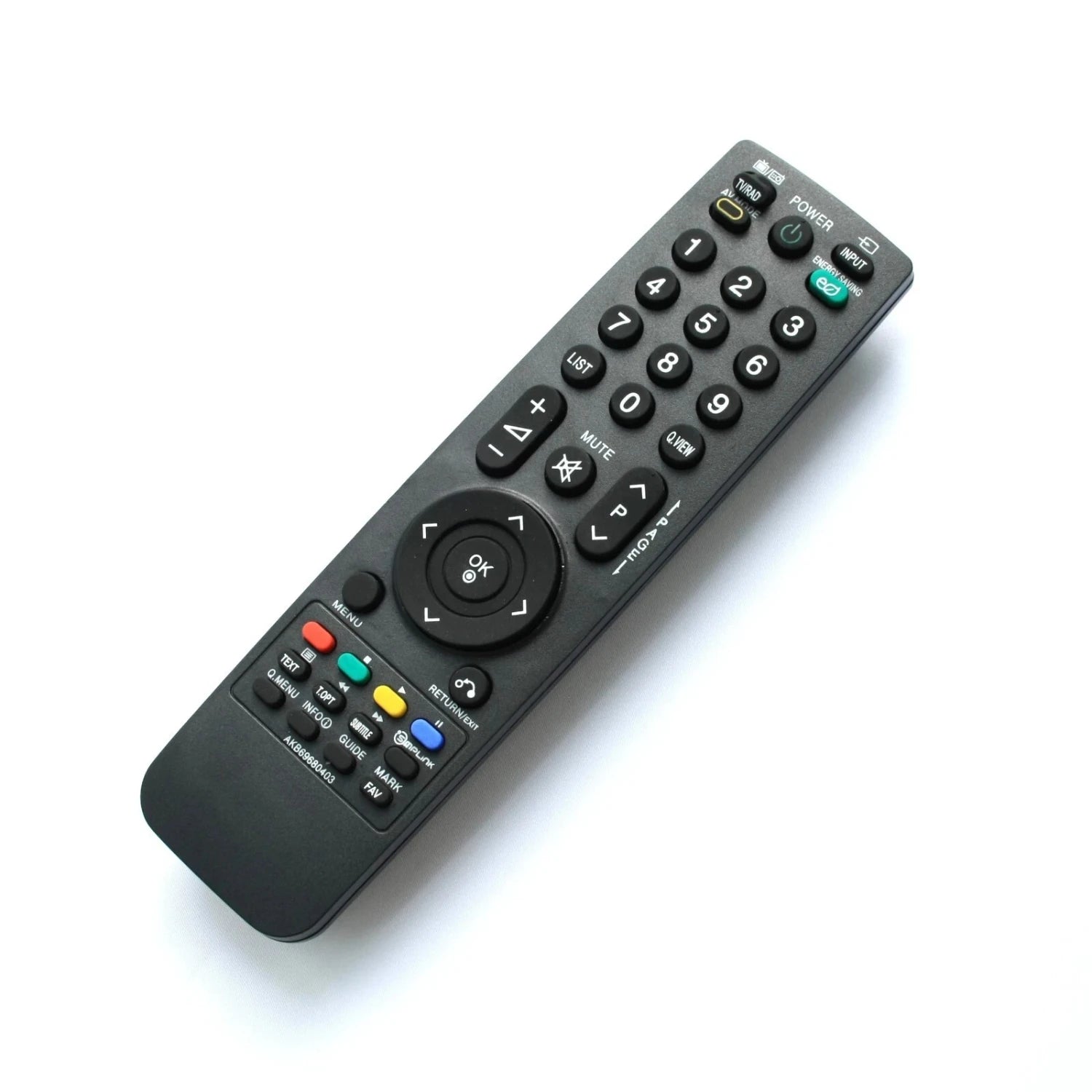 Universal LG TV Fernbedienung AKB69680403 - Sofort einsatzbereit für LG 22LH20D, 32LH35FD, 42PQ20D Modelle