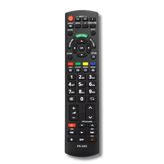 Panasonic N2QAYB000328 Ersatz TV Remote - Viera LCD LED Plasma Smart TV Fernbedienung ohne Programmierung