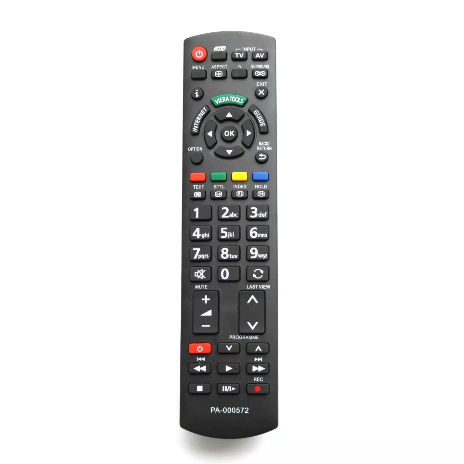 Panasonic N2QAYB000572 Viera Smart TV Fernbedienung Ersatz alle Originalfunktionen