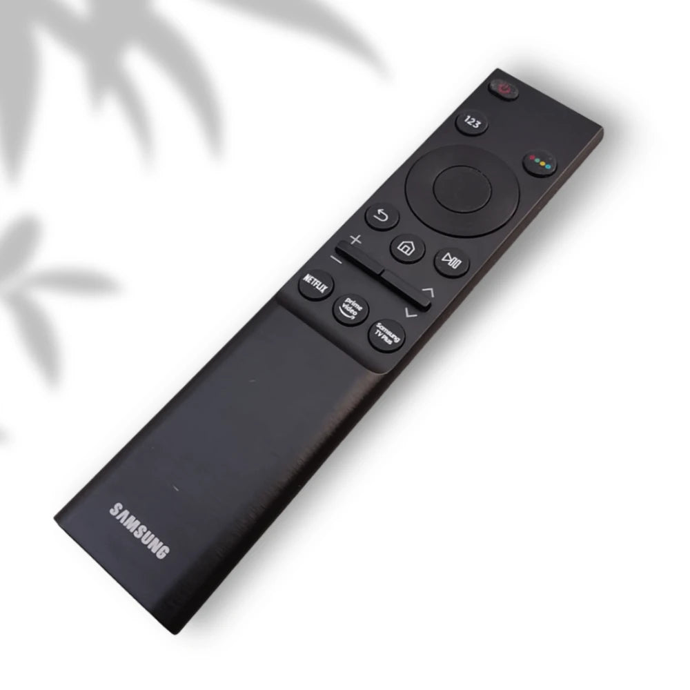 Samsung BN59-01298G Fernbedienung Vorder- und Rückseite mit Batteriefach