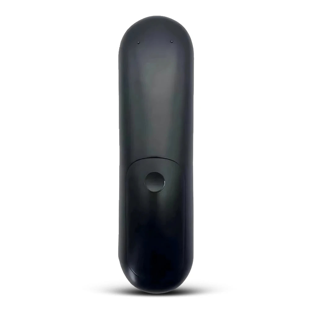 Rückseite der Ersatzfernbedienung für Sky Q Receiver mit Batteriefach.