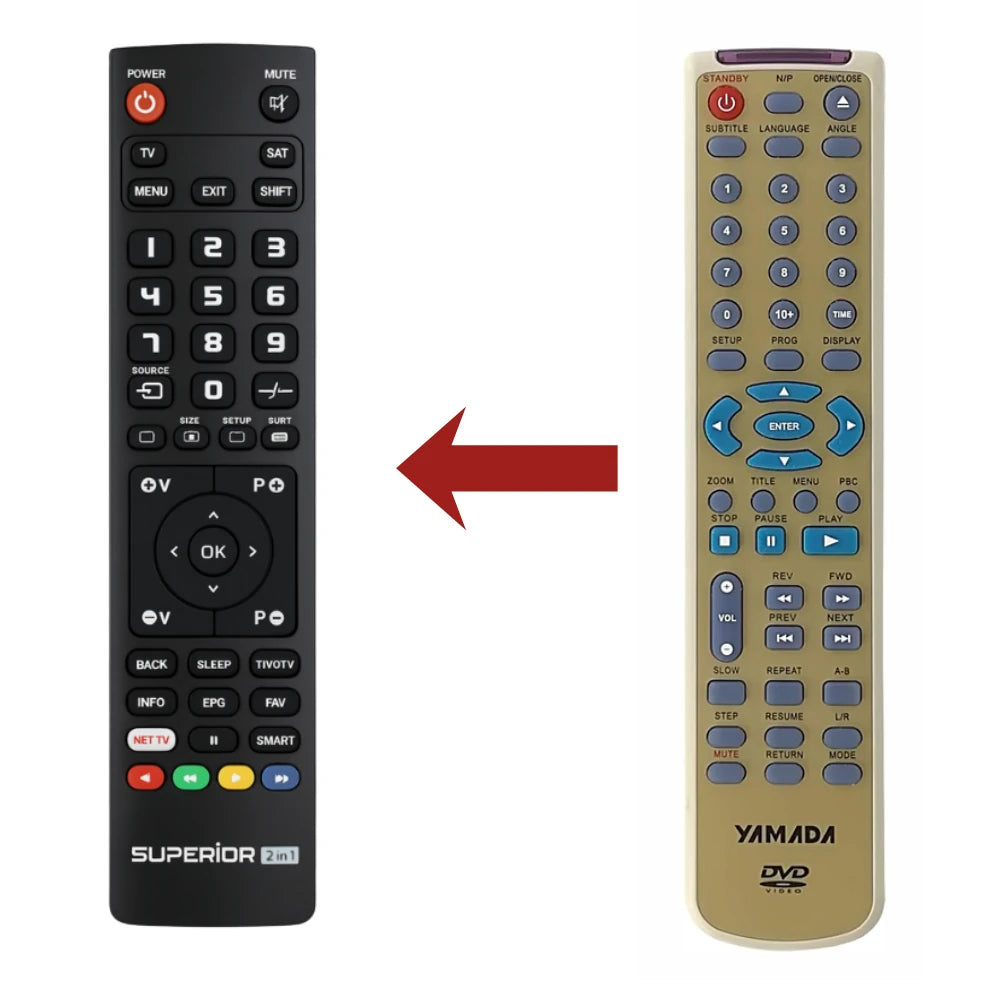 Ersatz Fernbedienung für Yamada DVD 5600 Player | DVD-Video, MP3 & Progressive Scan Multimedia Player
