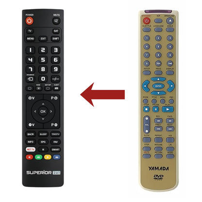 Ersatz Fernbedienung für Yamada DVD 5600 Player | DVD-Video, MP3 & Progressive Scan Multimedia Player