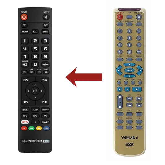 Ersatz Fernbedienung für Yamada DVD 5600 Player | DVD-Video, MP3 & Progressive Scan Multimedia Player