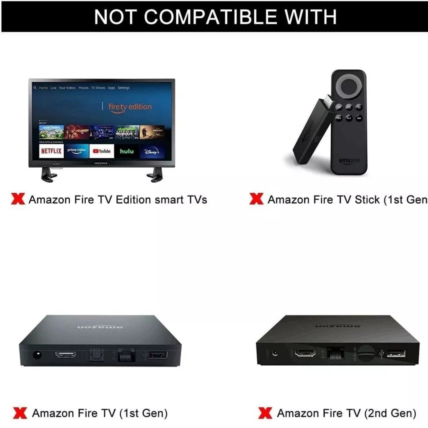  Alexa Voice Remote L5B83G - Intelligente Fernbedienung mit App-Schnelltasten für Fire TV Stick 2nd/3rd Gen und Fire TV Cube