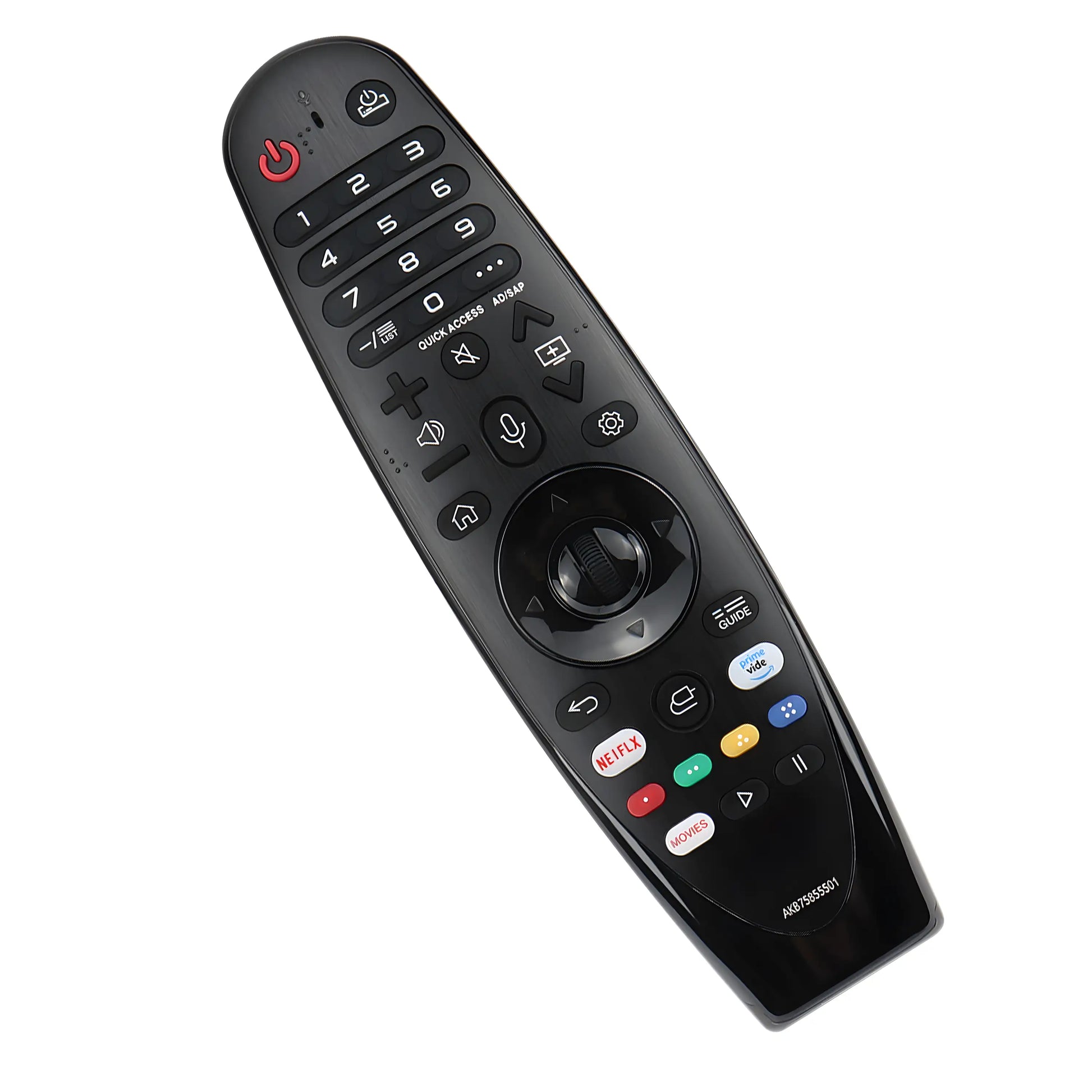 LG AN-MR650A Magic Remote – universelle Fernbedienung mit Sprachsteuerung, Scrollrad und Schnellzugriffstasten für Streaming-Apps