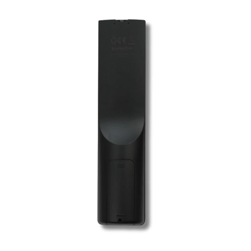 Rückseite der Ersatzfernbedienung RC-822C in schwarzem Gehäuse für Onkyo C-7030 Hi-Fi CD-Player.