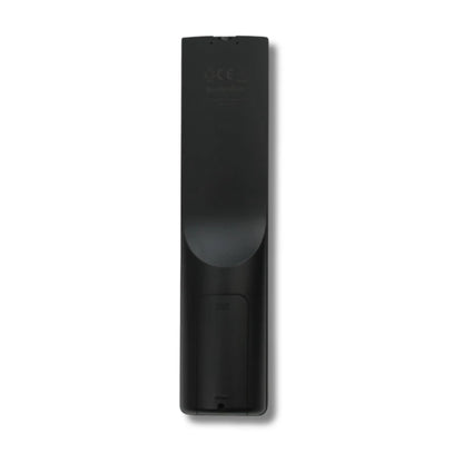 Rückseite der Ersatzfernbedienung RC-822C in schwarzem Gehäuse für Onkyo C-7030 Hi-Fi CD-Player.
