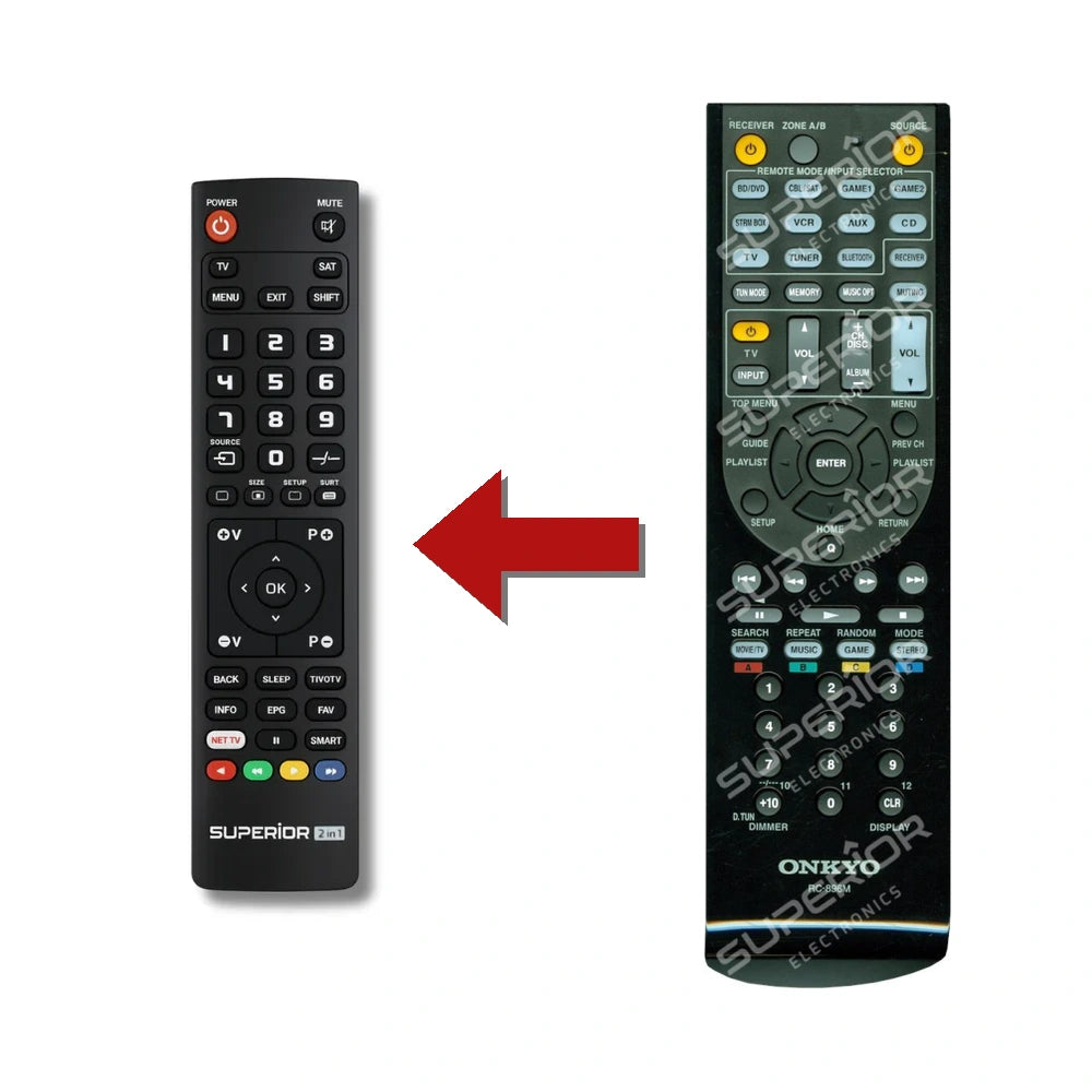 Onkyo RC-896M Ersatzfernbedienung im Vergleich
