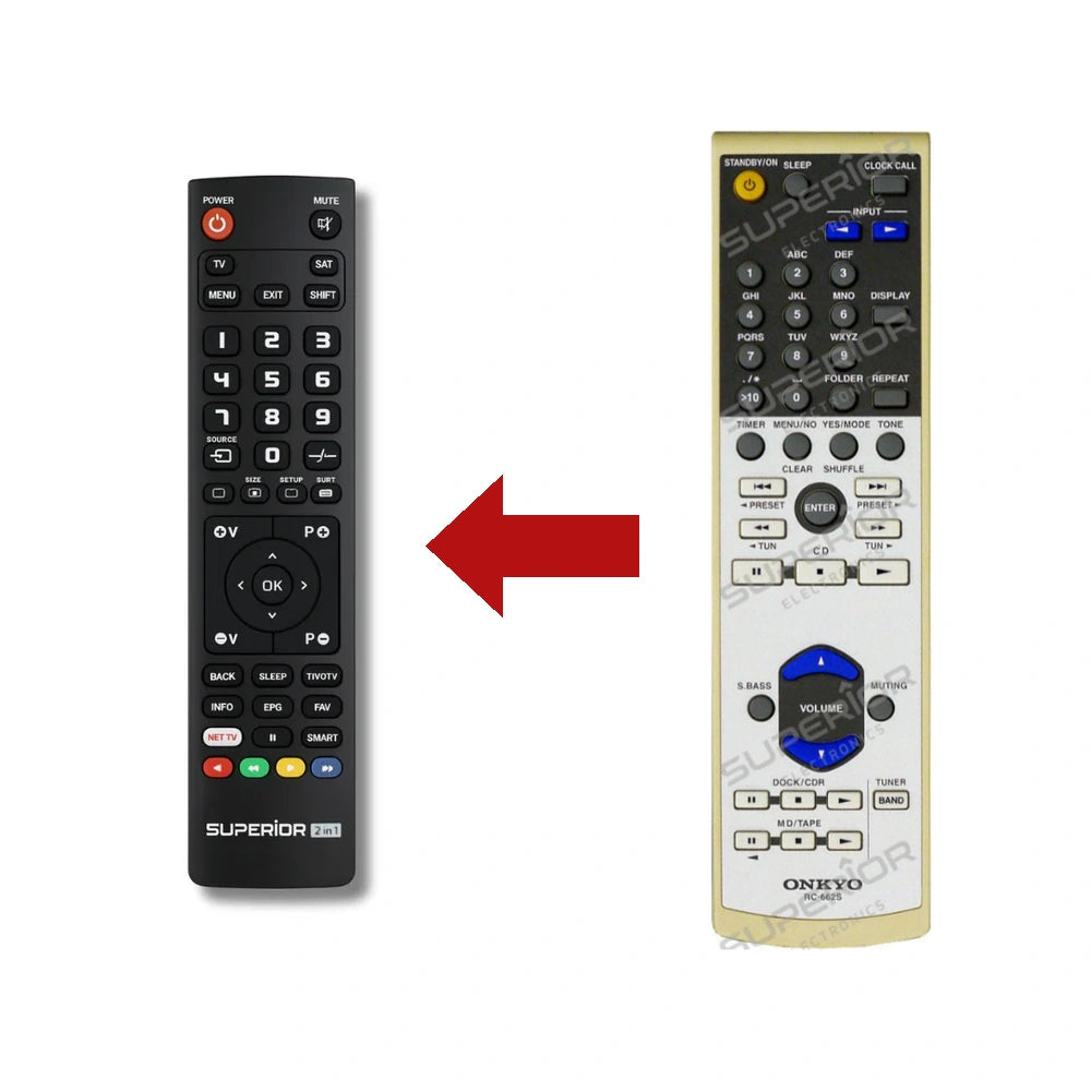 Onkyo RC660S Ersatzfernbedienung im Vergleich