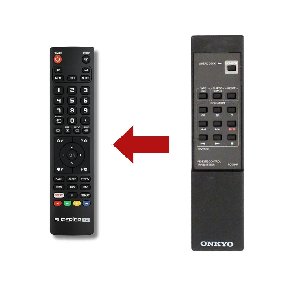 Onkyo TA-2870 Ersatzfernbedienung im Vergleich