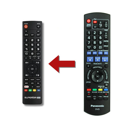 Panasonic DMR-EX773 Ersatzfernbedienung im Vergleich