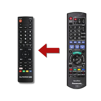 Panasonic DMR-XS350EGK Ersatzfernbedienung im Vergleich