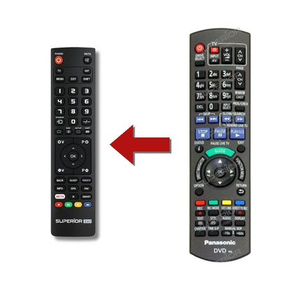 Panasonic DMR-XS400 Ersatzfernbedienung im Vergleich