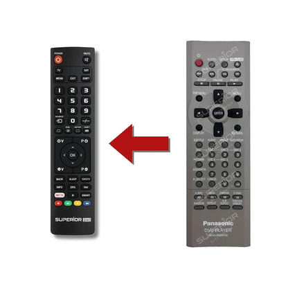 Panasonic DVD-CV52 Ersatzfernbedienung im Vergleich