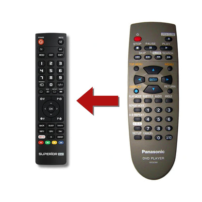 Panasonic DVD-RV31 Ersatzfernbedienung im Vergleich