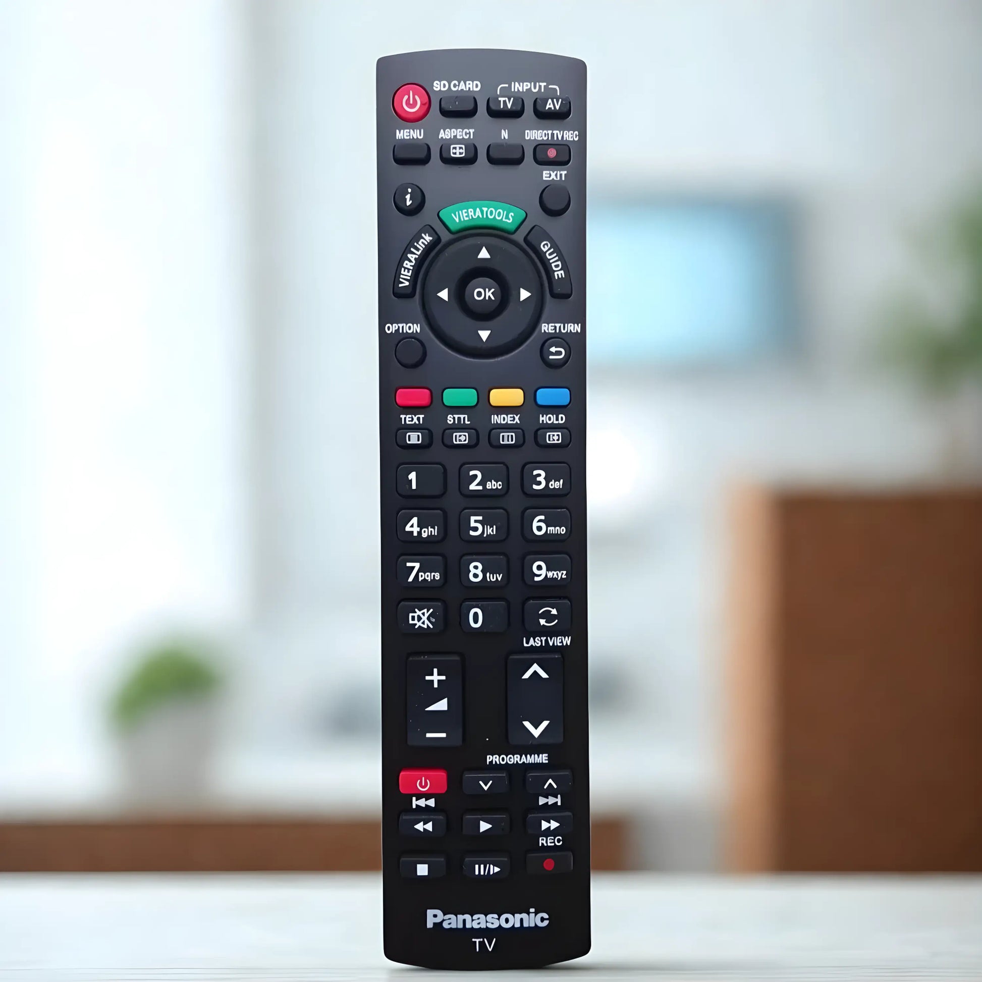 Original Panasonic Fernbedienung N2QAYB000487 – Ersatz für Smart TV & Blu-Ray Player