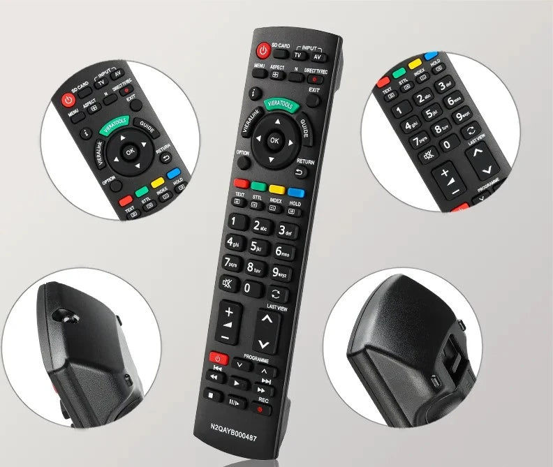 N2QAYB000487 Panasonic Fernbedienung Netflix Viera Link My APP Funktionen