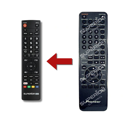 Pioneer AXD7605 Ersatzfernbedienung im Vergleich