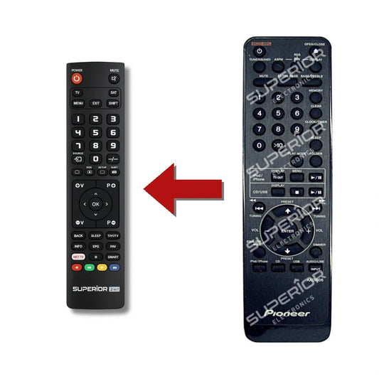 Pioneer AXD7605 Ersatzfernbedienung im Vergleich