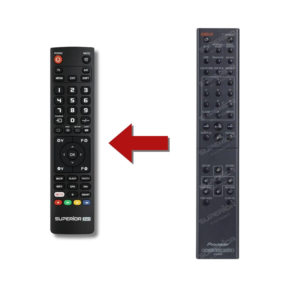 Pioneer AXD7641 Ersatzfernbedienung im Vergleich