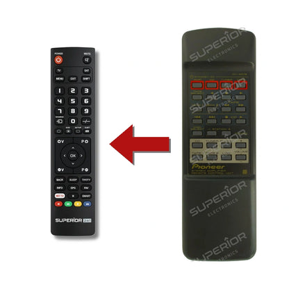 Pioneer F-502RDS Ersatzfernbedienung im Vergleich