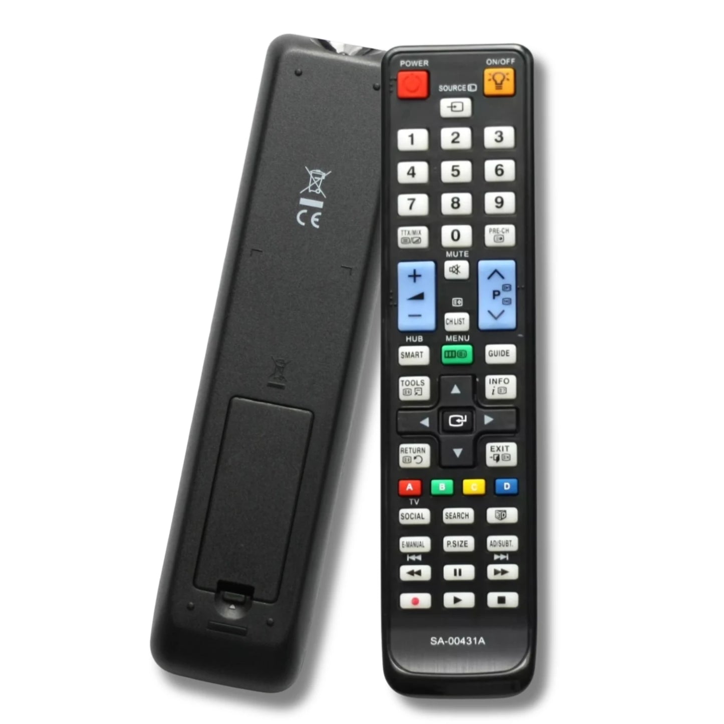 chwarze Ersatzfernbedienung, kompatibel mit Samsung AA59-00431A.