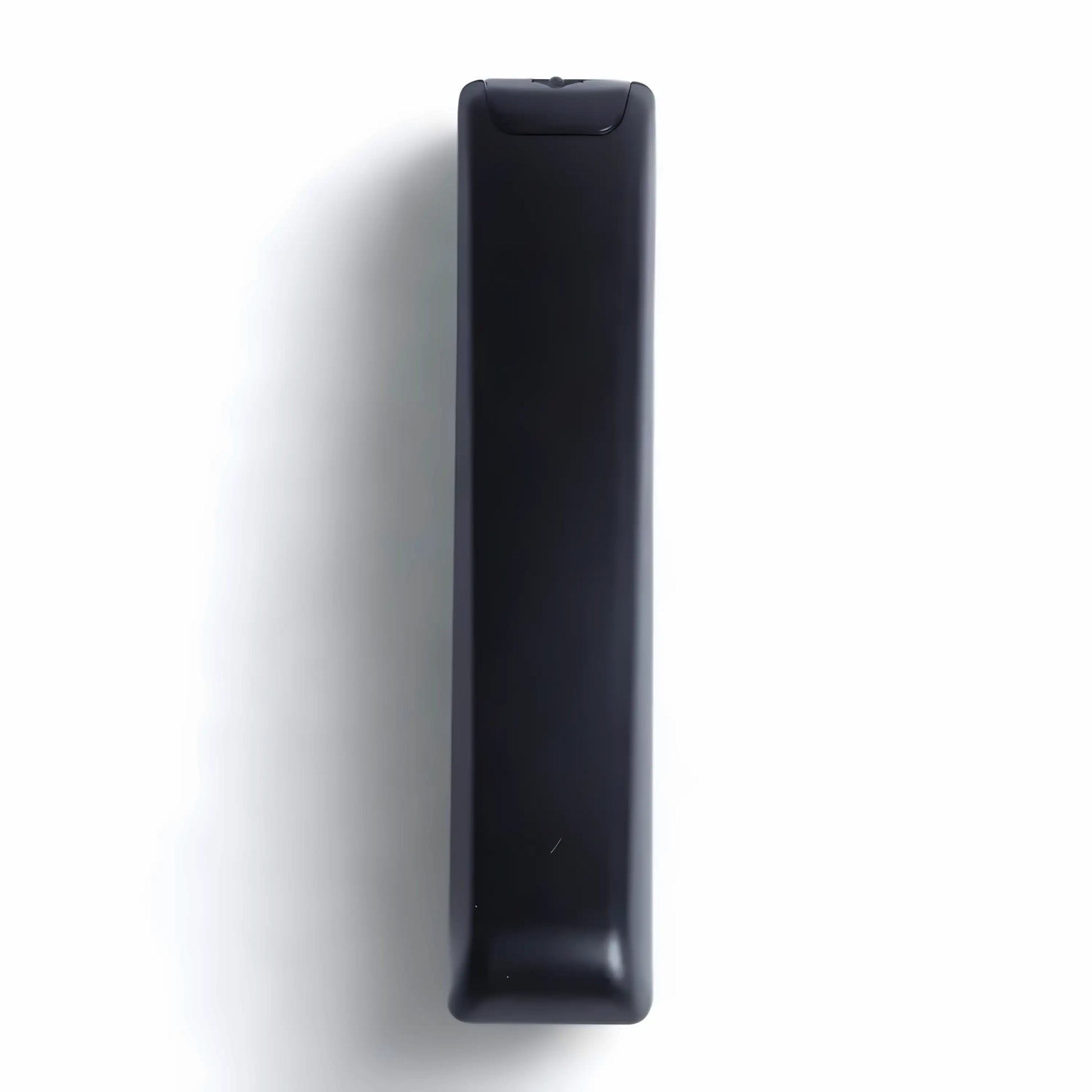 Rückansicht der Samsung Soundbar Ersatzfernbedienung AH59-02767A – schlichtes schwarzes Design mit glatter Oberfläche