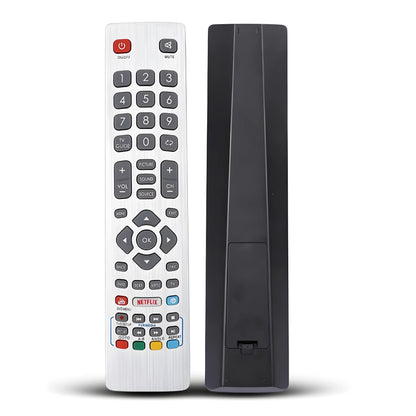 Sharp Aquos Ersatz Fernbedienung SHWRMC0115 Vorder- und Rückseite Ansicht.