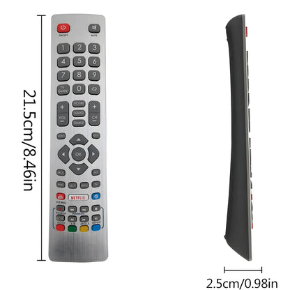 Sharp Aquos Ersatz Fernbedienung SHWRMC0115 Masse 21.5 cm Länge 2.5 cm Tiefe.