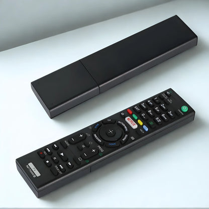 Sony RMT-TX200E Ersatzfernbedienung Vorder- und Rückseite – kompatibel mit Sony Bravia 4K HDR Android Fernsehern, mit ergonomischem Design und Netflix-Taste