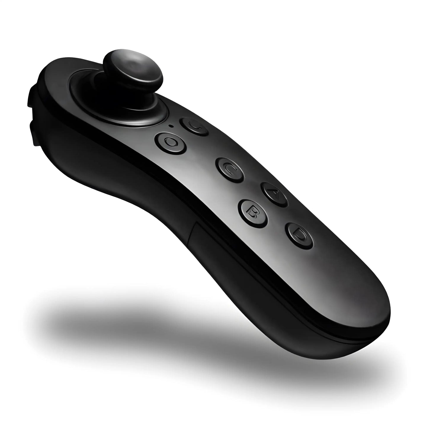 Schwarzer VR Bluetooth Gamepad Controller mit Joystick – kompatibel mit Android, iOS, PC und Smart TV für Spiele und Mediensteuerung