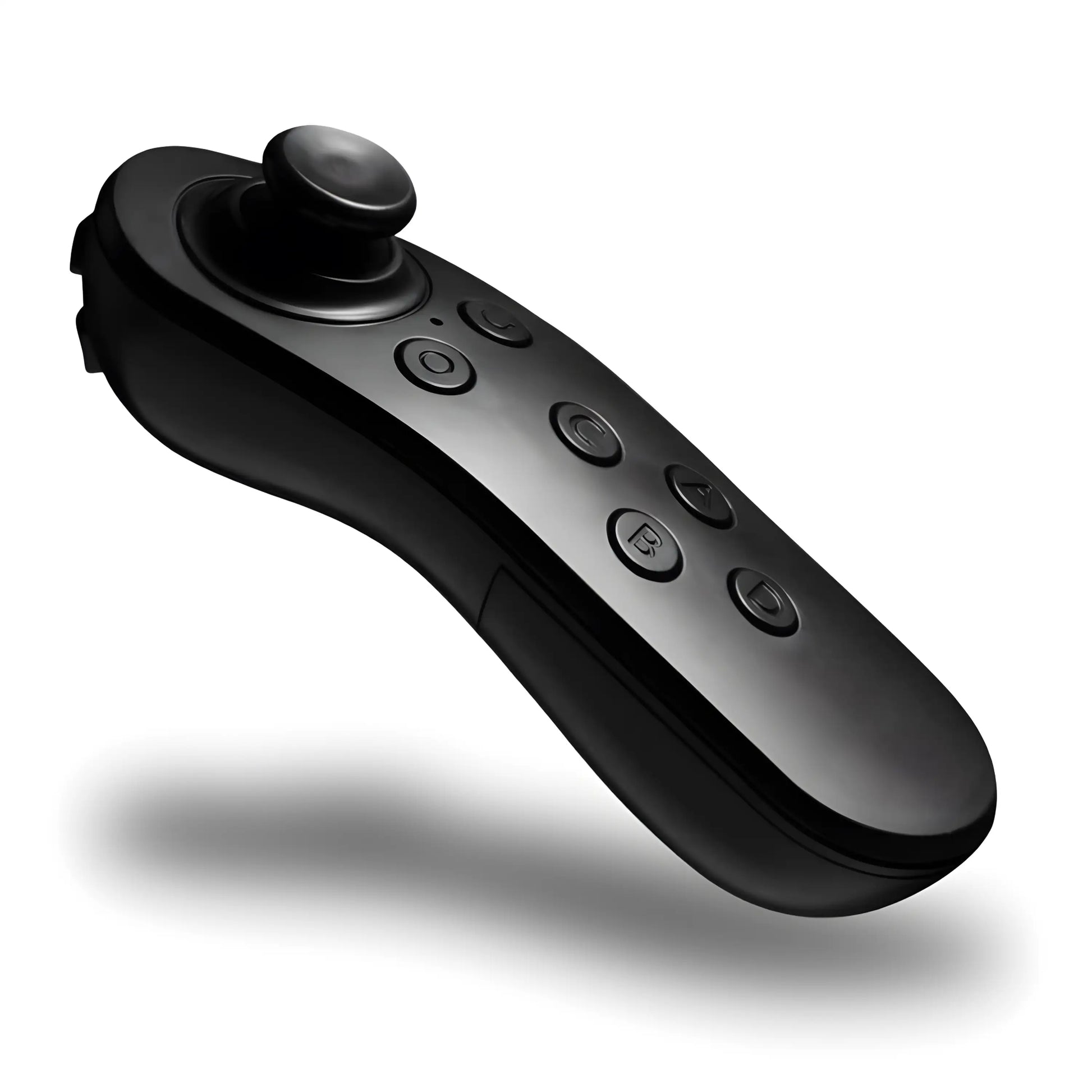 Schwarzer VR Bluetooth Gamepad Controller mit Joystick – kompatibel mit Android, iOS, PC und Smart TV für Spiele und Mediensteuerung
