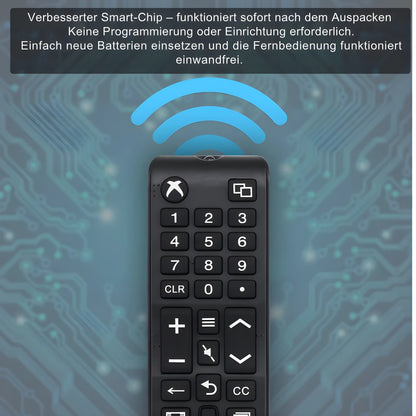 Xbox Fernbedienung mit verbessertem Smart-Chip – sofort einsatzbereit ohne Programmierung, funktioniert direkt nach dem Einlegen der Batterien zuverlässig