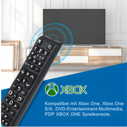Xbox Media Remote kompatibel mit Xbox One, One S/X und Series S/X – ideal für Multimedia, DVD-Wiedergabe und Entertainment-Steuerung im Wohnzimmer