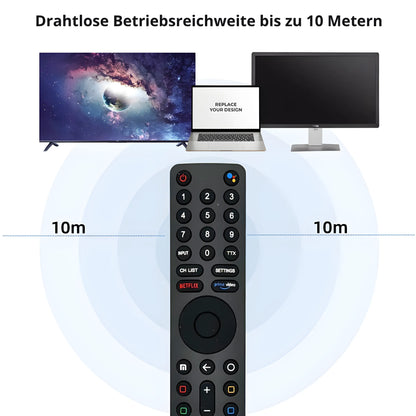 Xiaomi XMRM-010 Ersatz Fernbedienung mit drahtloser Bluetooth Reichweite bis zu 10 Metern.