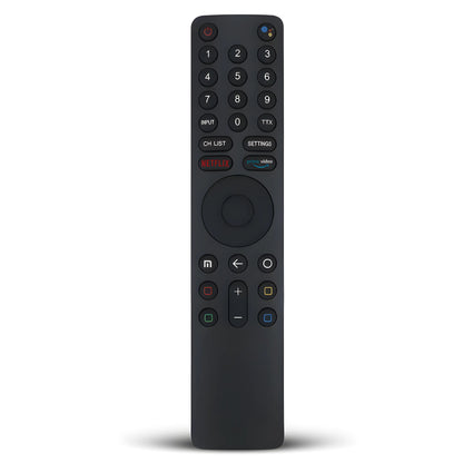 Detaillierte Vorderansicht der Xiaomi XMRM-010 Ersatz Fernbedienung für Mi TV mit Netflix Taste.