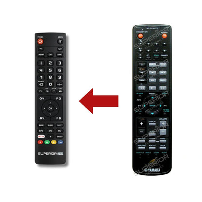 Yamaha DVD-E810 Ersatzfernbedienung im Vergleich