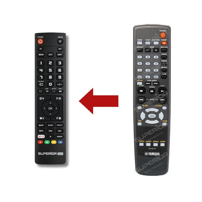 Yamaha DVD-S1800 Ersatzfernbedienung im Vergleich