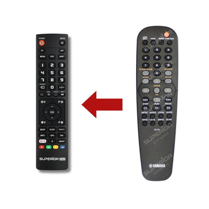Yamaha DVD-S657 Ersatzfernbedienung im Vergleich